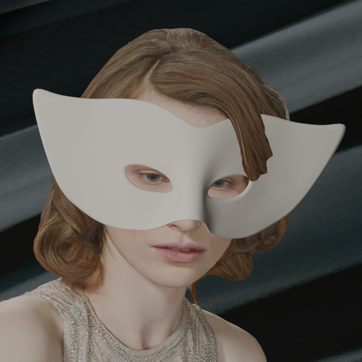 🦋 Big Butterfly Mask - Perihelion Prints・ STL File for 3D printing・Cults