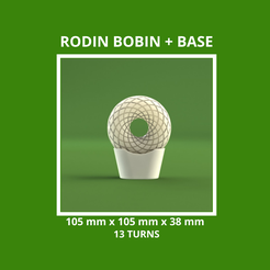 Copertina-105-38-13.png RODIN BOBIN COIL RING WINDING JIG MOLD - 105 x 105 x 38 mm