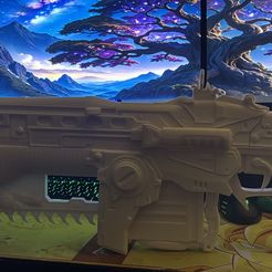 NECA Lancer Rifle Gears of War Prop Replica Gun Rifle Weapon Cosplay GoW