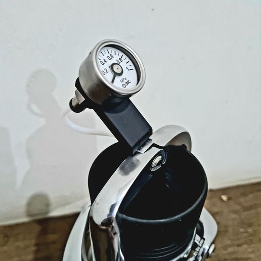 👽 ROK Espresso GC Pressure Gauge Holder・ STL File for 3D