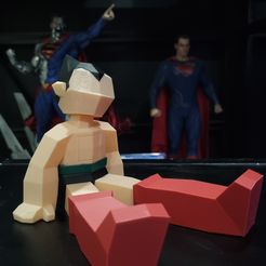 Faible Poly Astro Boy