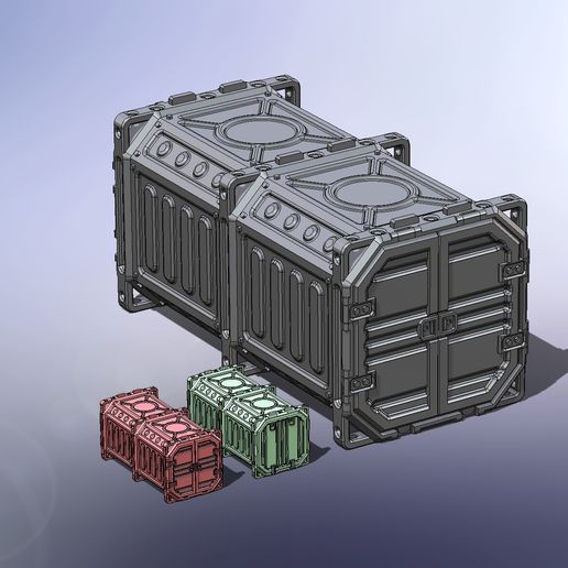 🔫 Container for 8mm scale・ STL File for 3D printing・Cults