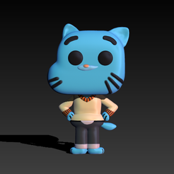 3D file Gumball Watterson - The Amazing World of Gumball 🗺️・3D printable  model to download・Cults