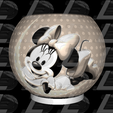 Image3.png STL file MINNIE MOUSE SPHERICAL NIGHT LIGHT LITHOPHANE・3D printable model to download