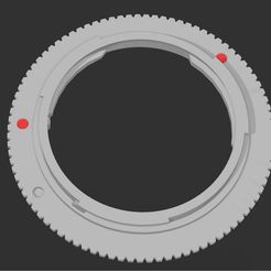 photo_2023-03-09_20-26-56.jpg STL file Pentax K to Canon EF - Focus to infinity・3D printable model to download