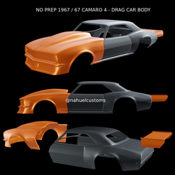 Proyecto-nuevo-2023-05-24T175116.411.png STL file NO PREP 1967 / 67 CAMARO 4 - DRAG CAR BODY・3D printing model to download