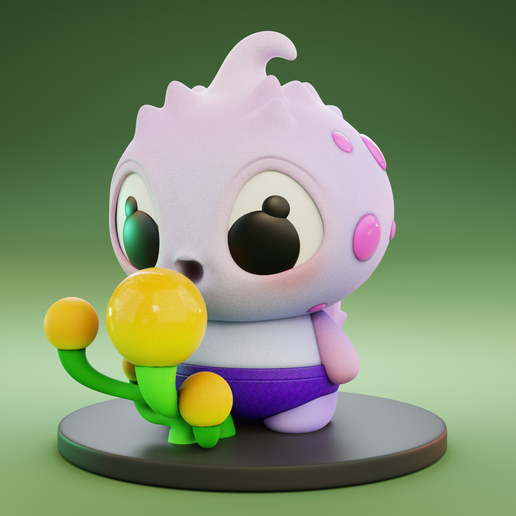 Glimm – Cute Baby Explorer Lumimon | Curious Fantasy Creature STL