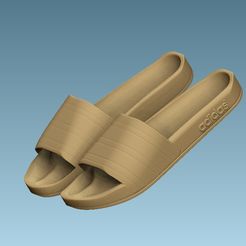 1.jpg Fichier STL Adidas Sliders・Modèle pour impression 3D à télécharger