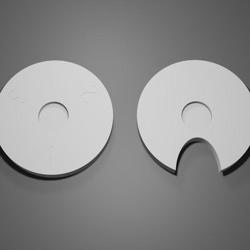 🎲 Simple Tabletop Dial Counters (Sample)・Free 3D File for ・Cults