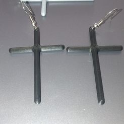 WhatsApp-Image-2023-03-24-at-11.43.53.jpeg STL file LONG cross earrings.・3D print object to download