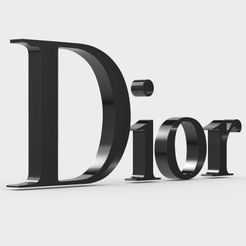 31.jpeg STL file Dior logo 2・3D printable model to download