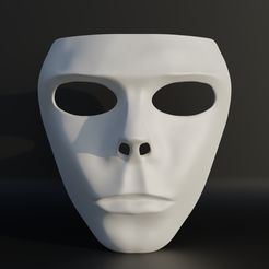 1.png HALLOWEEN COSPLAY PARTY FACE MASK 3D print model