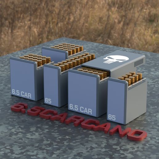 BBOX AMMO BOX 6.5 Carcano AMMUNITION STORAGE 10/20/25/50 ROUNDS CRATE ORGANIZER 6.5x52mm