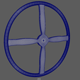 Steering_Wheel_Car_06_Wireframe_02.png Car steering wheel // Design 06