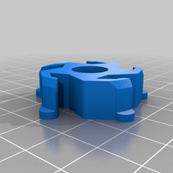 93141ba9505145a1301ce4b1a7b570dc.png 3D-Datei Mein 32 x 10 Customized Spool Hub Adapter kostenlos・Modell zum 3D-Drucken zum herunterladen