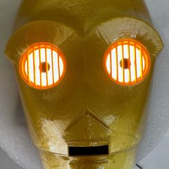 1.jpg STL-Datei C3PO Maske・3D-druckbare Vorlage zum herunterladen