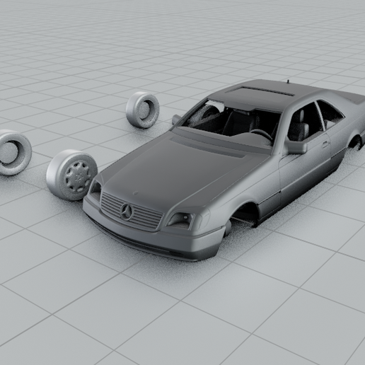 Mercedes Benz 600 SEC 1993 car