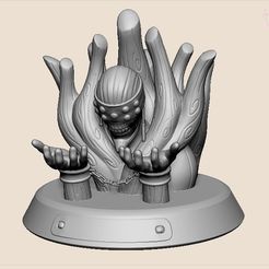 A.jpg Free OBJ file Gedo Mazo / Naruto Sealing Statue・3D print object to download, CodeXD