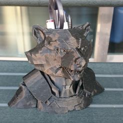 d2b5ca33bd970f64a6301fa75ae2eb22_display_large.jpg STL-Datei Rocket Raccoon Pen Holder kostenlos・Design zum 3D-Drucken zum herunterladen