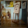 Miniature-Art-Easel-Outdoor-Artist-Room.jpg ART EASEL OUTDOOR | MINIATURE ARTIST ROOM FURNITURE COLLECTION