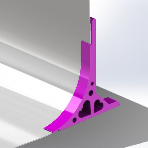 Photo stand for paper or carton 3D model