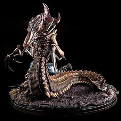 image1.jpeg 3D-Datei 3D-gedruckte Hydralisk-Figur・3D-Druckvorlage zum Herunterladen