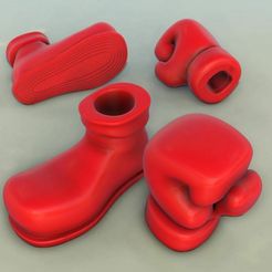 Finger_Glove_Wewe_03.jpg STL file Wewe Finger Gloves and Boots・3D printing idea to download