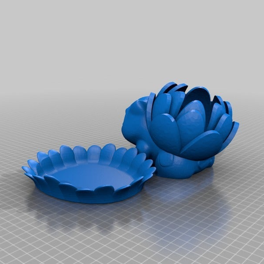 8b3975b95b0c1d8ab6f004543eadd136.png Blooming Bulbasaur Planter With Leaf Drainage Tray