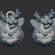 dfghj.jpg christmas tree deer head decor