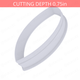 Almond~4.75in-cookiecutter-only2.png Almond Cookie Cutter 4.75in / 12.1cm