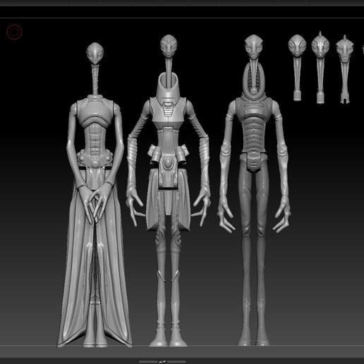 screenshot.385.jpg STAR WARS .STL The Bad batch OBJ. Kamino characters 3d KENNER STYLE ACTION FIGURE.