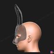 21.jpg The Huntress Mask - Dead by Daylight - The Rabbit Mask 3D print model