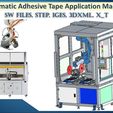 000001.jpg 胶带自动粘贴机 3D CAD 模型