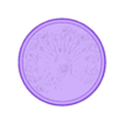 Peacock coaster.stl Free STL file Peacock drink coaster・3D print object to download