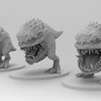 Lined-Up-Render-(2).jpg Fichier STL gratuit Compacteurs de déchets bipèdes de qualité industrielle・Objet pour imprimante 3D à télécharger