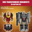 Cover Co Captains.jpg Transformers Christmas Ornaments- CO CAPTAIN 2 PACK