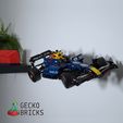 1.jpg Wall Mount for 42206 Red Bull F1 Formula 1 RB20 Technic Gecko Bricks