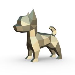 1.jpg STL-Datei Chihuahua figure 3 kostenlos・3D-Druck-Idee zum Herunterladen