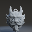 Krampus-Head-Ornament-BW1.png Krampuskopf Ornament