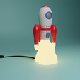 Render-2.png Space rocket Lamp