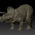 2.jpg Triceratops dinosaur figurine old school