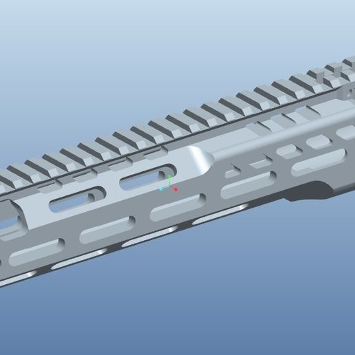 mws_spear_handguard.jpg Полный комплект Spear LT / MCX Upper для MWS Airsoft Replica (ствол/гарда/ресивер/рукоятка/хоп-корректор)