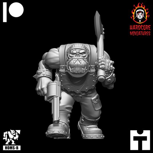 TR_5.1.jpg Brit Orcs Trench Raiders Slugga Boyz with Noble