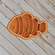 4.png COOKIE CUTTER nemo clownfish
