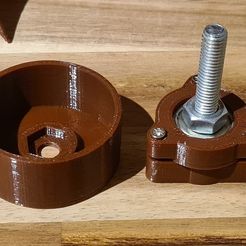 Bearing_housing_and_cover.jpg Free 3D file Bearing housing with cover・3D printing template to download