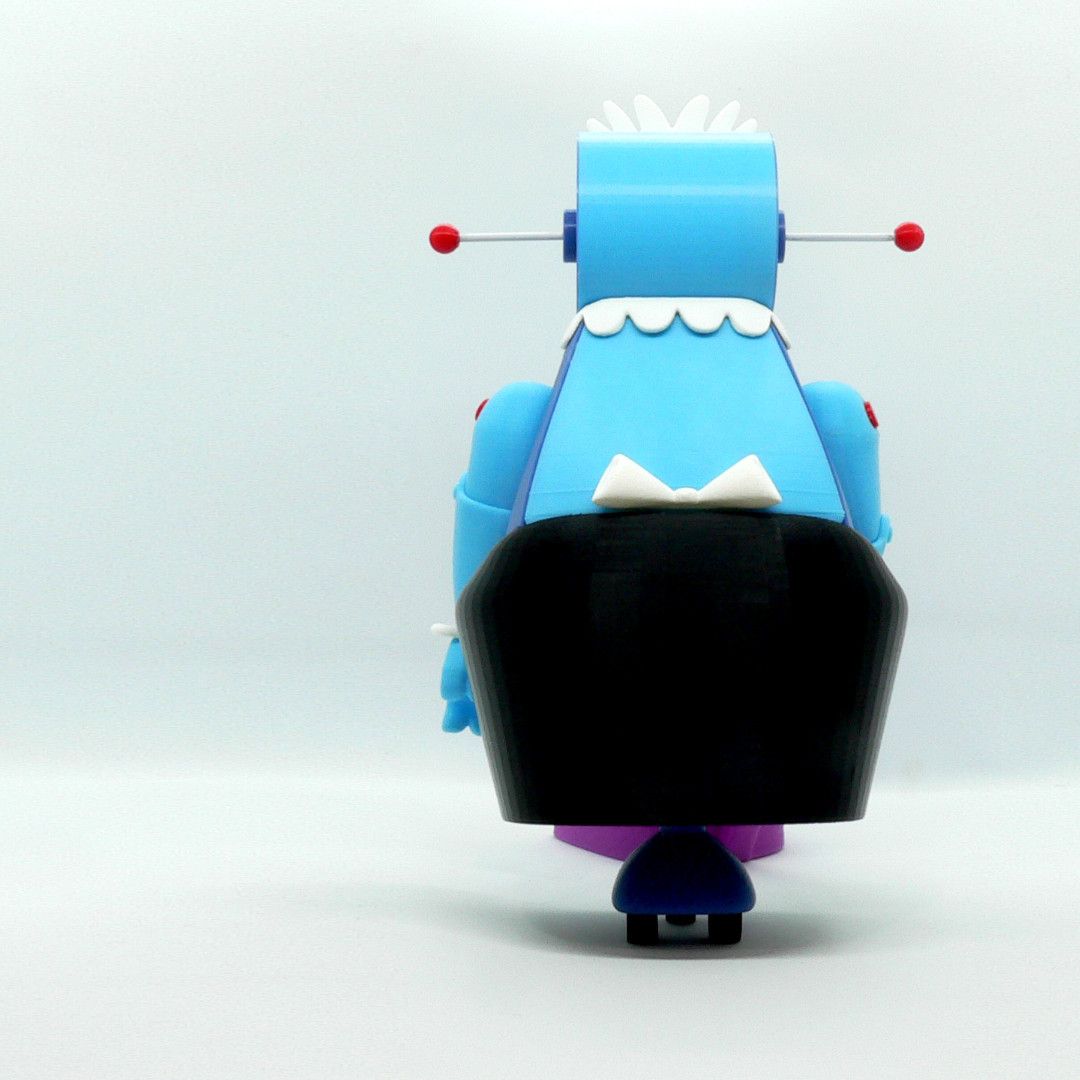 rosie back1.jpg STL-Datei Rosie the Robot kostenlos・3D-Drucker-Design zum herunterladen, reddadsteve