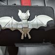 Figurine articulée en forme de chauve-souris, corps imprimé sur place, tête encliquetable, mignonne-flexi