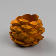 Porta-vela-Piña-v1.png Pine cone candle holder for night candle - CANDLE HOLDER