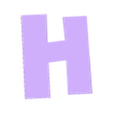 H.stl Letters and Numbers MICKEY MOUSE | Logo