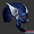 Samurai_Captain_America_helmet_3d_print_model-10.jpg Captain America Helmet - Samurai Heroes Cosplay